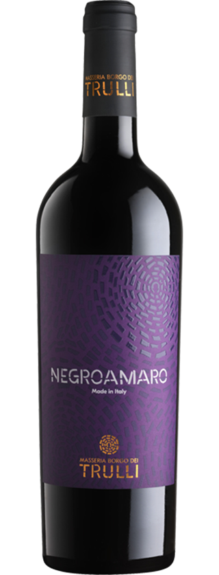 Intense red with violet hues, the wine displays aromas of plums, wild strawberries and black pepper. The palate is full-bodied, with hints of liquorice and nutmeg, well-balanced tannins and a long and persistent finish. Perfect with chicken dishes, grilled vegetables, lamb and soups with vegetables and meat.